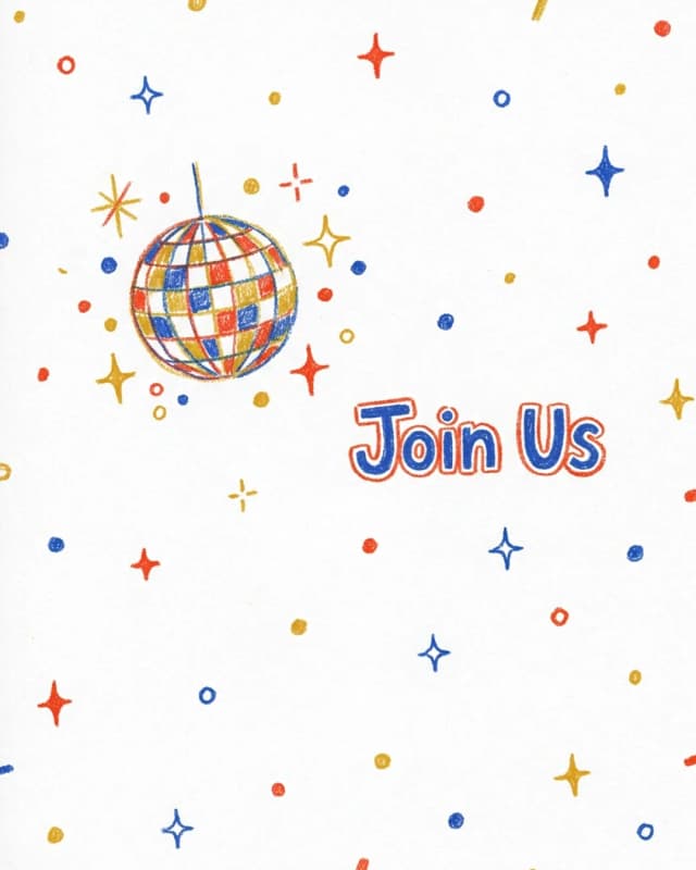 Join Us invitation design