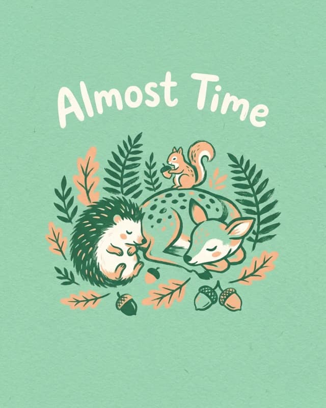 Almost Time invitation design
