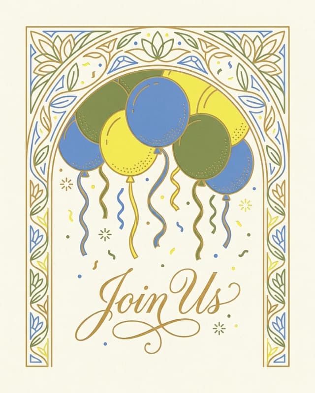 Join Us invitation design