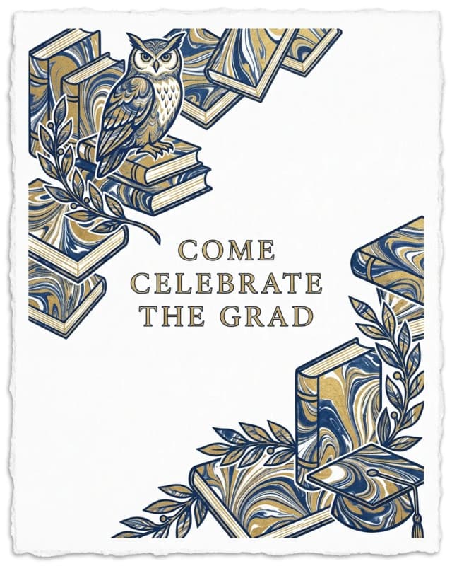 Come Celebrate the Grad invitation design