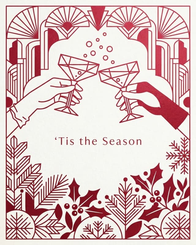 'Tis the Season invitation design