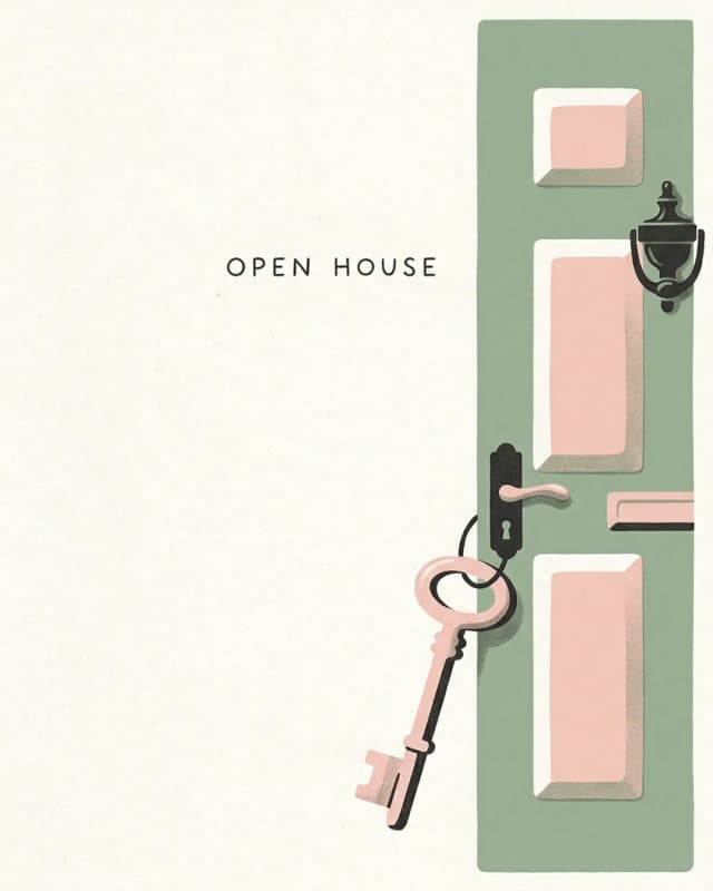 Open House invitation design
