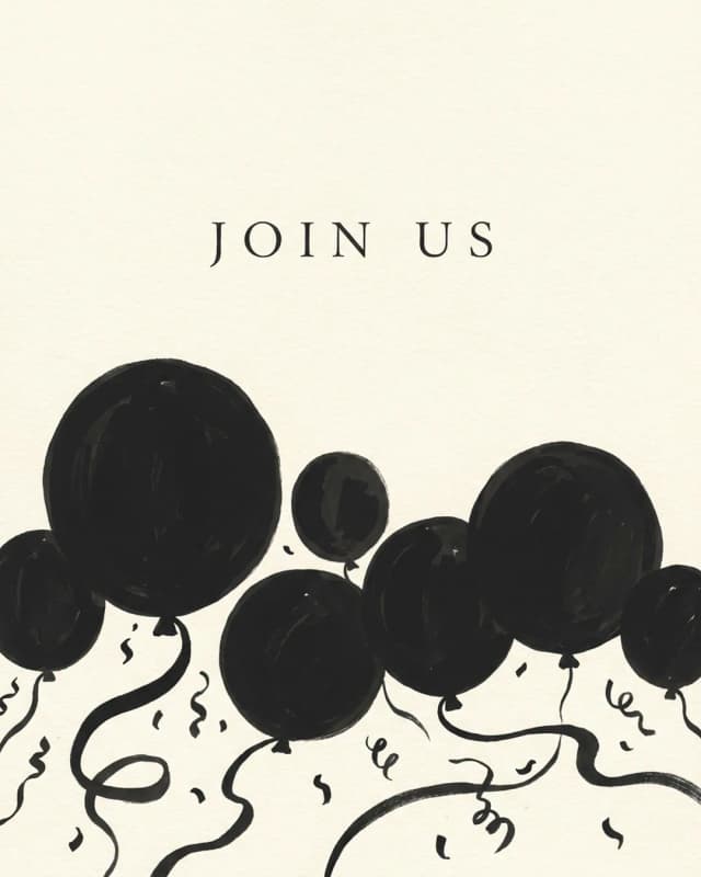 Join Us invitation design