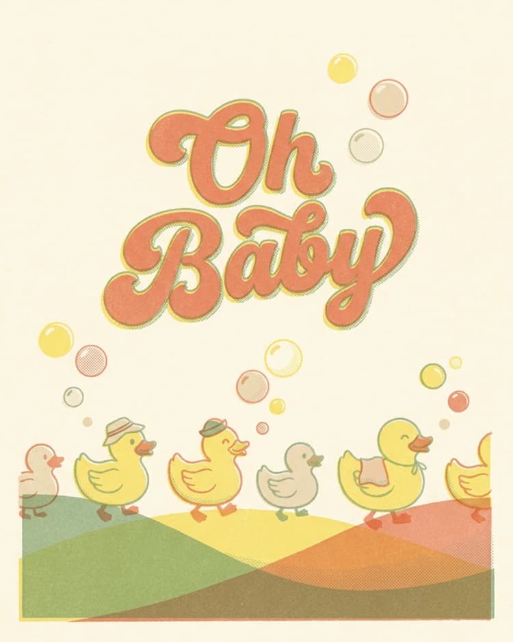Oh Baby invite cover
