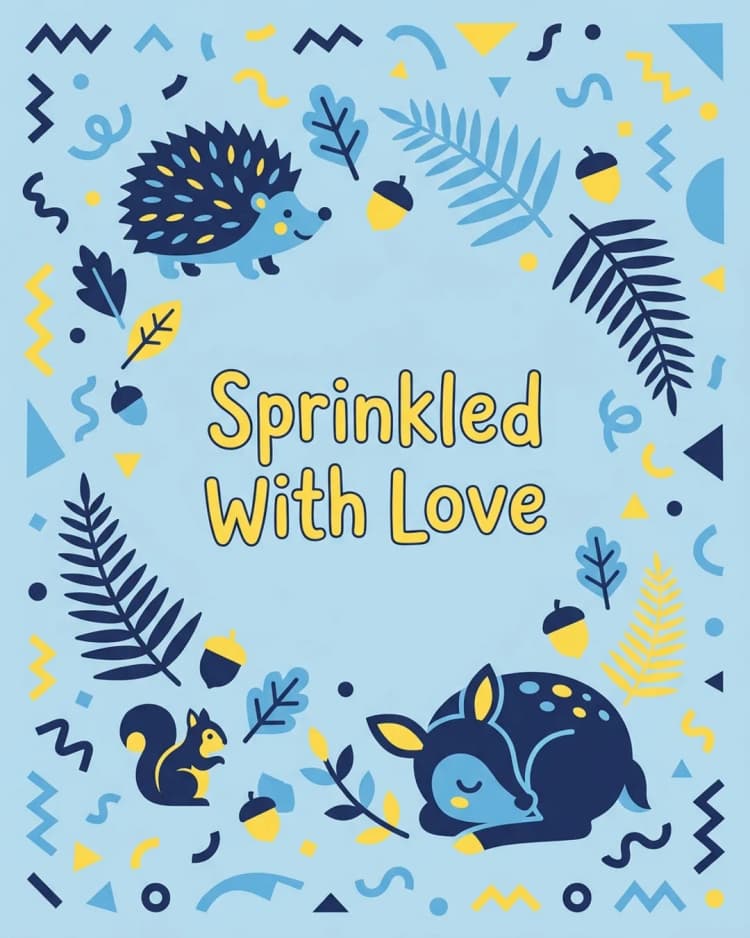 Sprinkled With Love invite cover