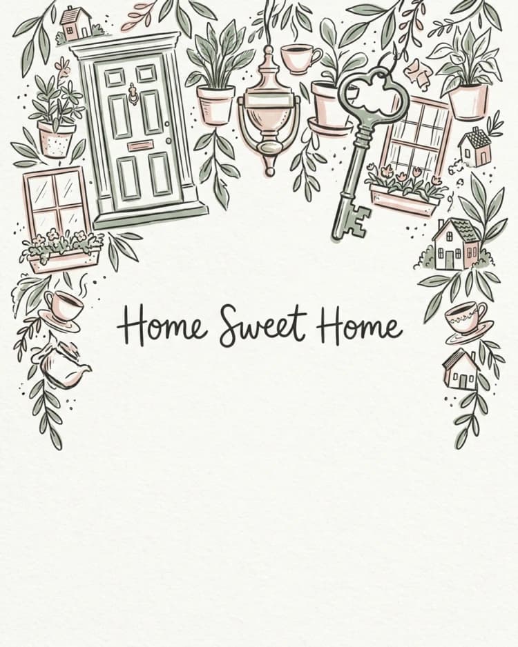 Home Sweet Home invite cover