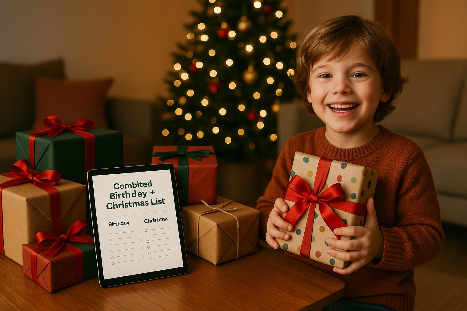 Combined Birthday + Christmas List for Kids: One Smart Wishlist Parents Can Manage Year-Round