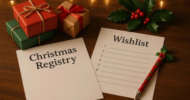 Christmas Registry vs Wishlist: What’s the Difference - and Which Should You Use?