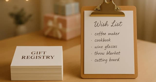 Gift Registry vs. Wish List: Which One Should You Share?