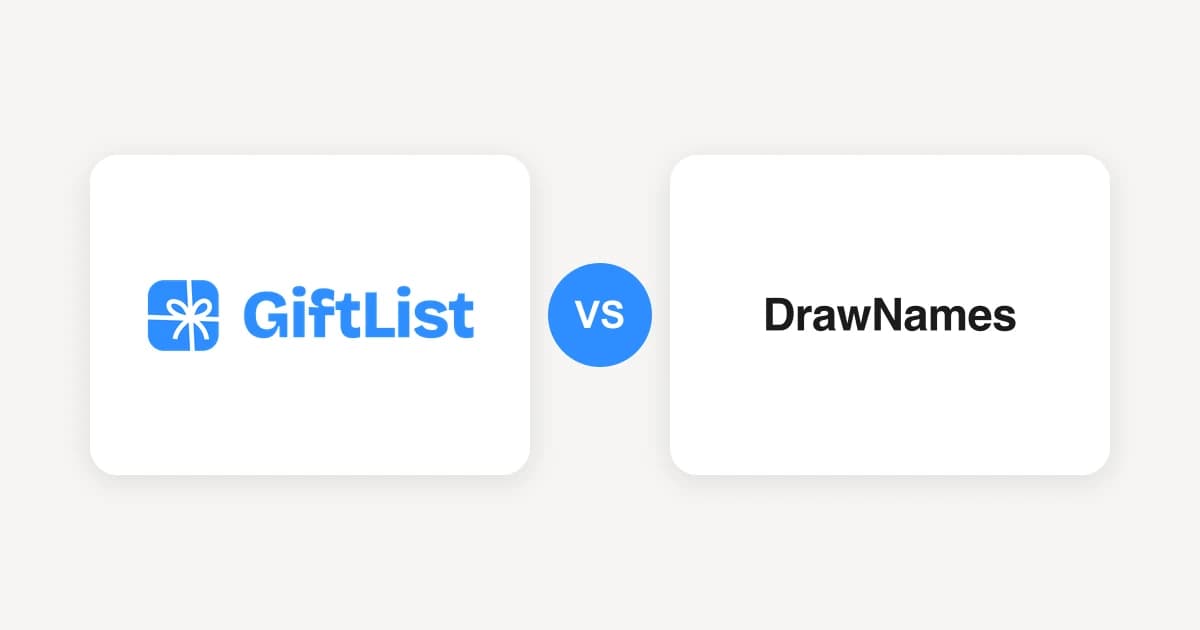GiftList vs DrawNames: Which Gift Exchange Tool Wins?