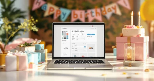 How To Create A Birthday Gift Registry Online