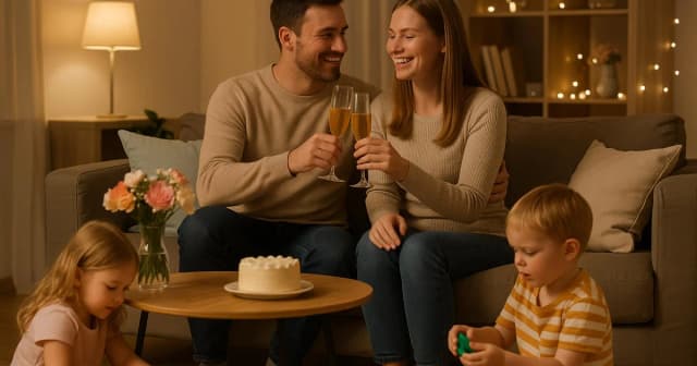 How to Plan an Anniversary with Kids at Home