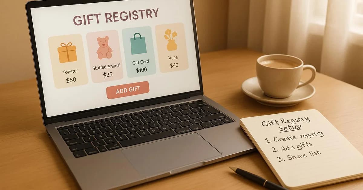 Universal Gift Registry Setup: 3-Step Guide for Any Occasion