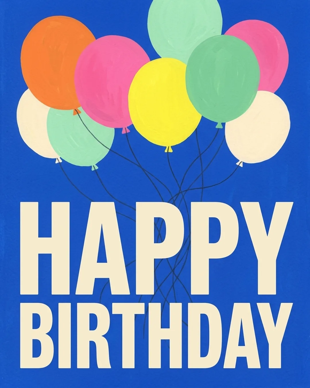 Happy birthday card design