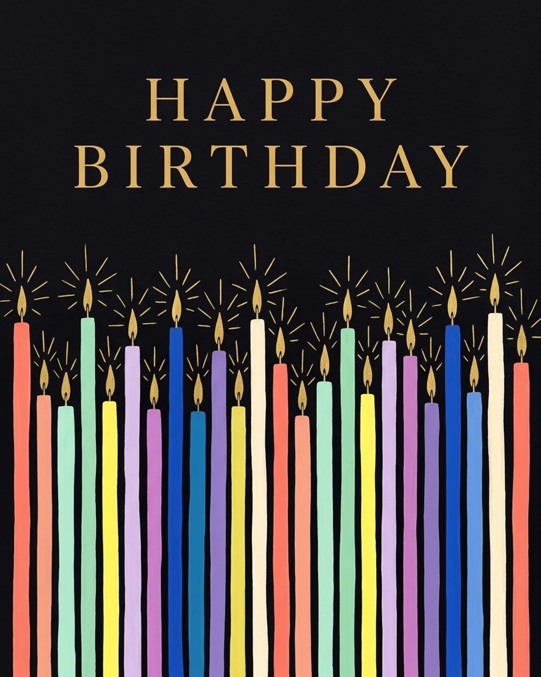 Happy birthday card design