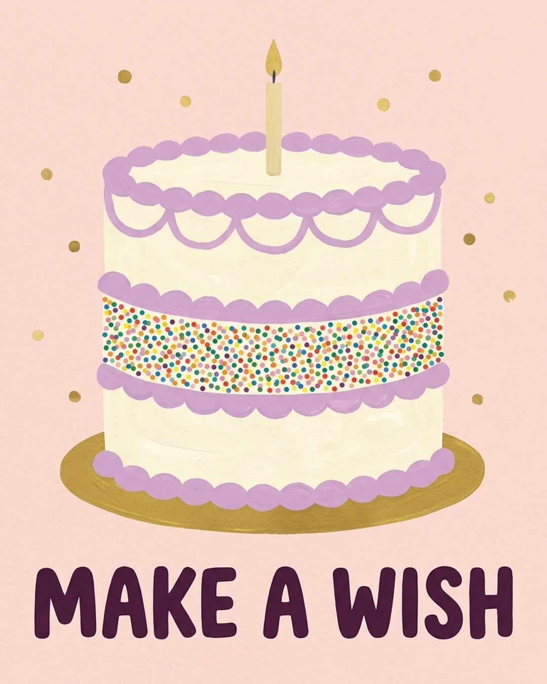 Make a wish card design