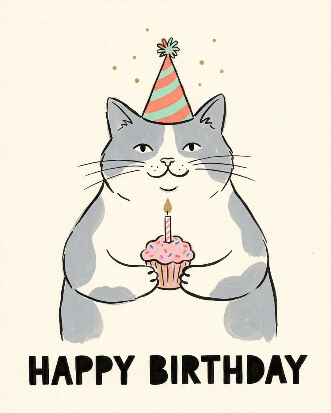 Happy birthday card design