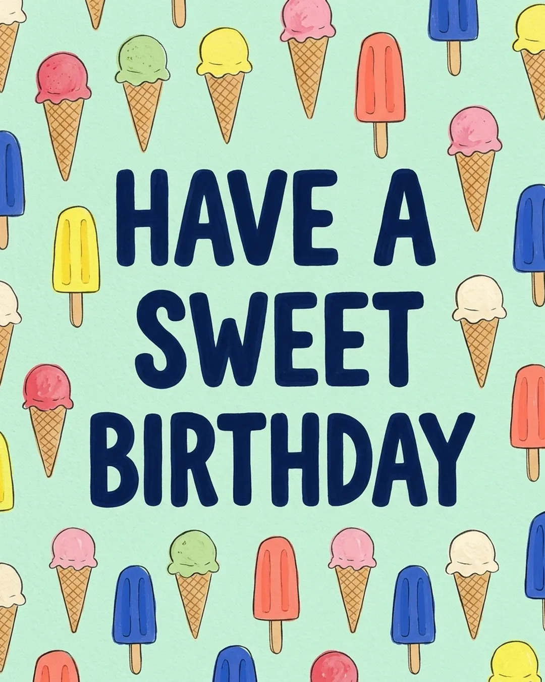 Have a sweet birthday card design