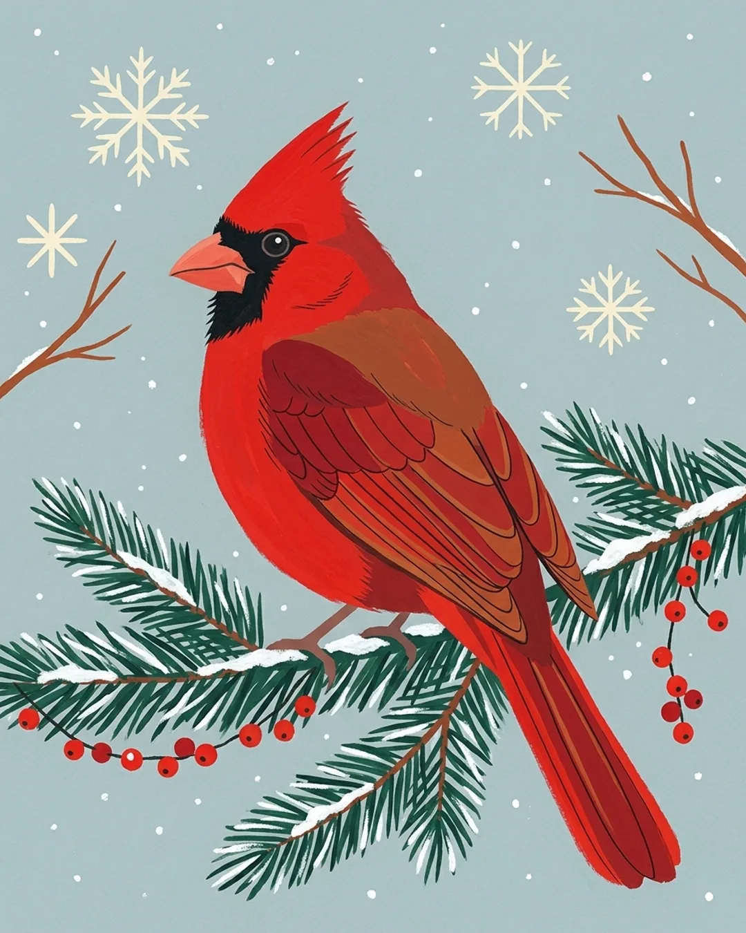 Winter Cardinal