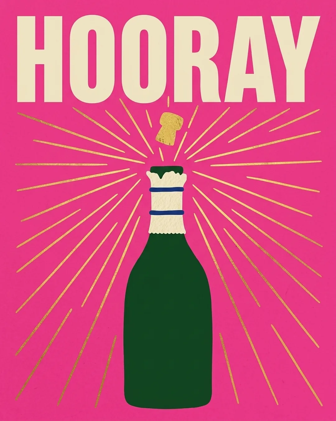 Hooray card design