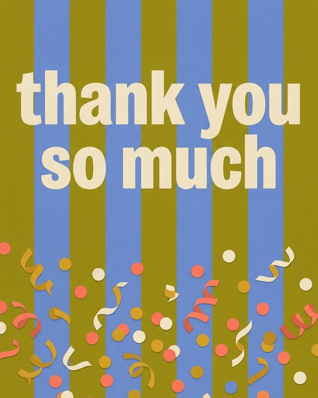 Thank you so much card design