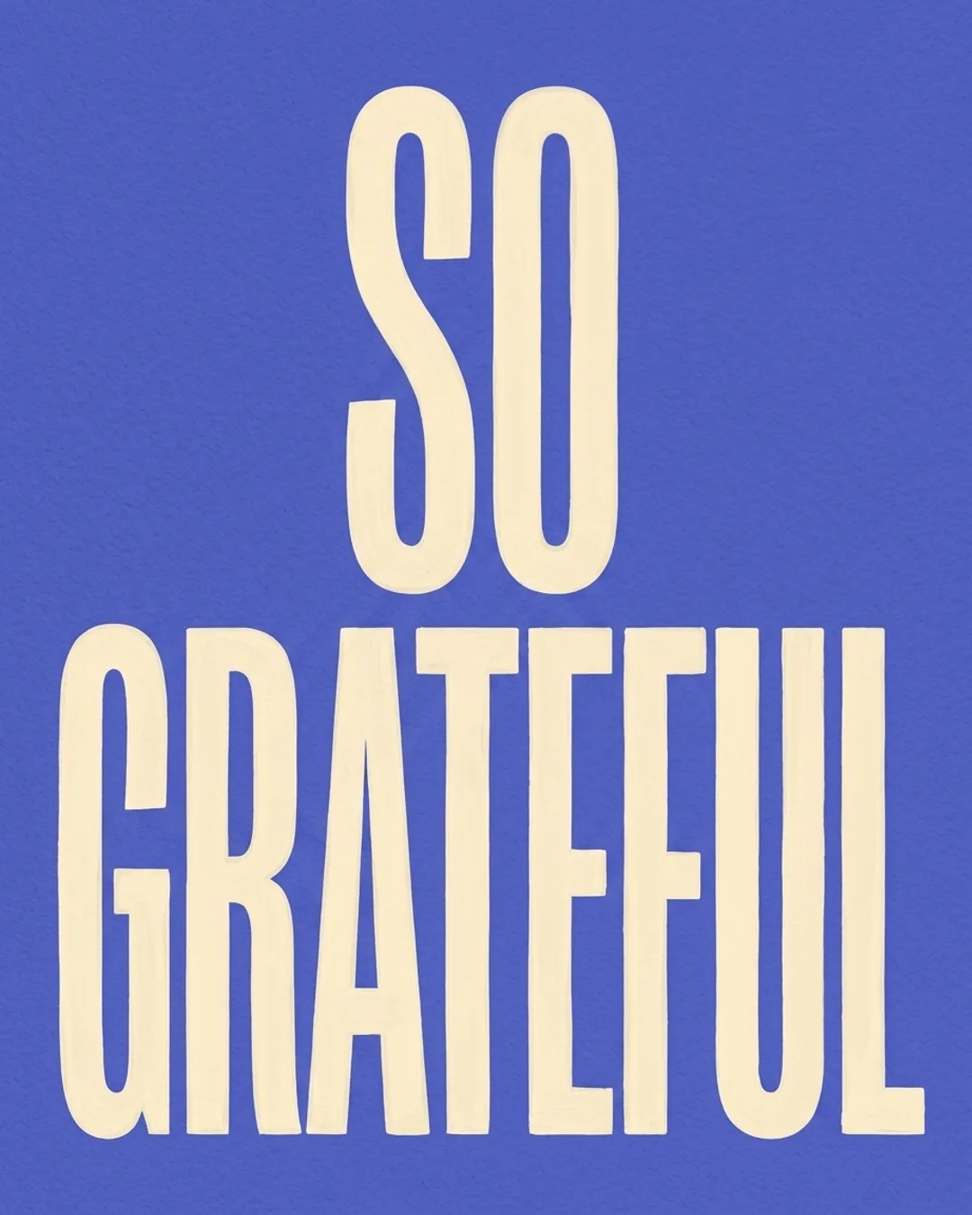 So grateful card design