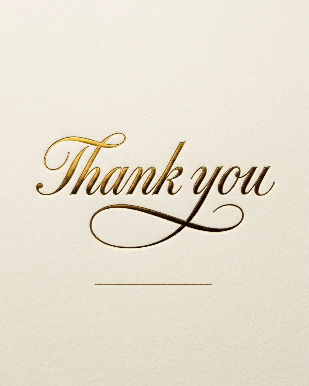 Thank you card design