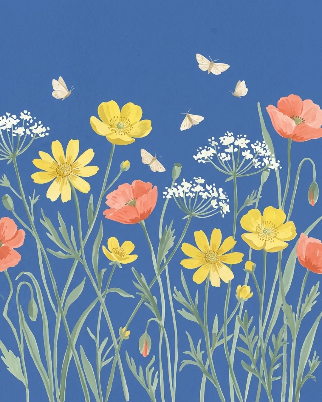 Wildflower Field card design