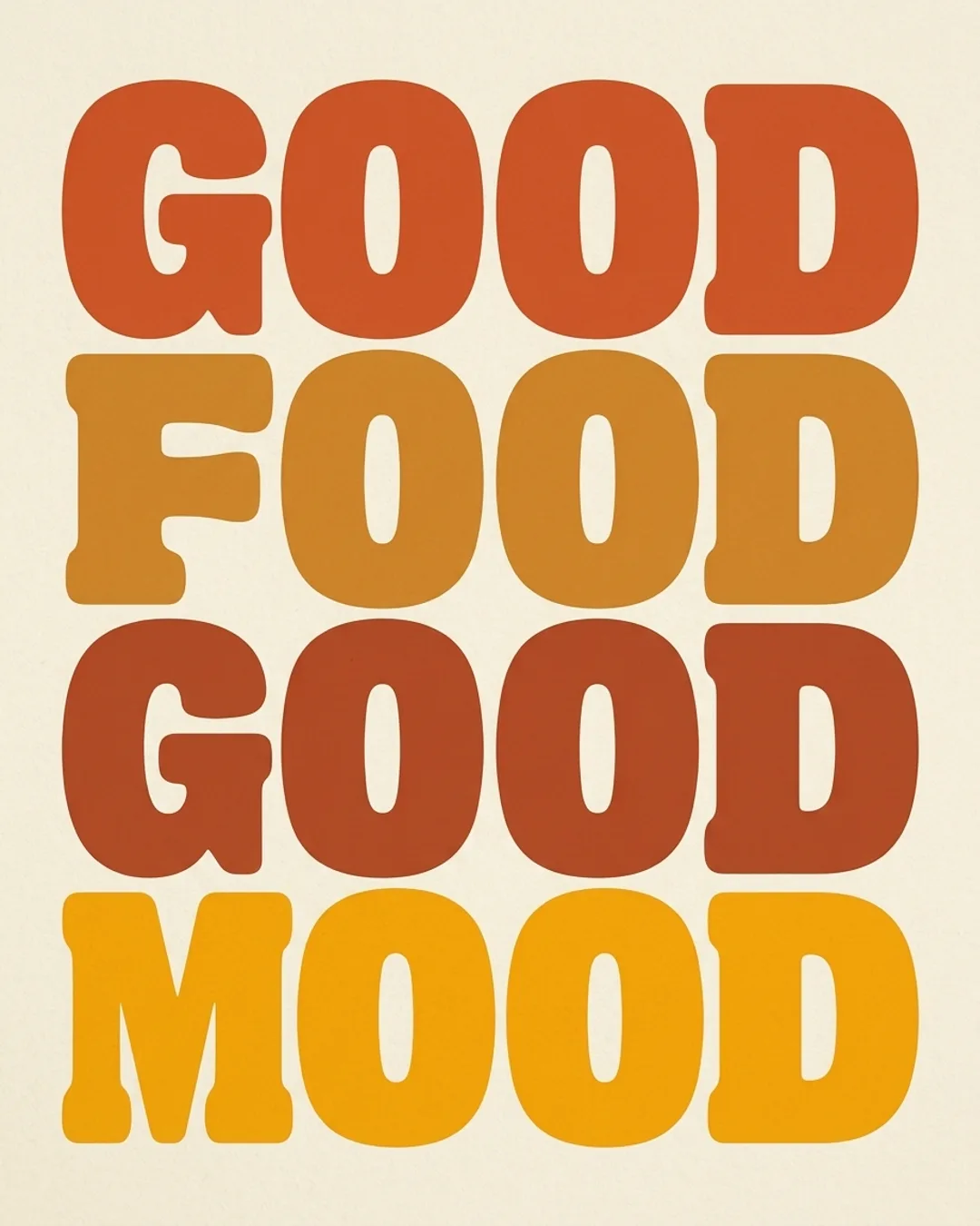Good food good mood