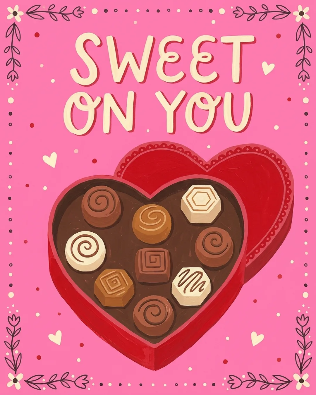 Sweet on you card design