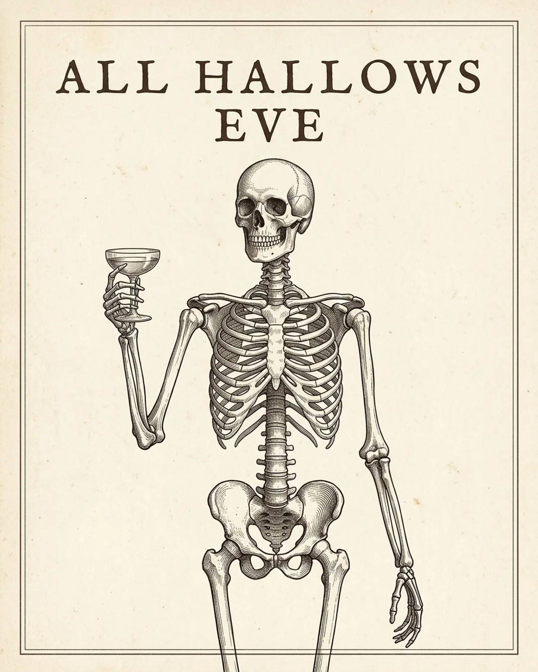 All Hallows Eve invitation design