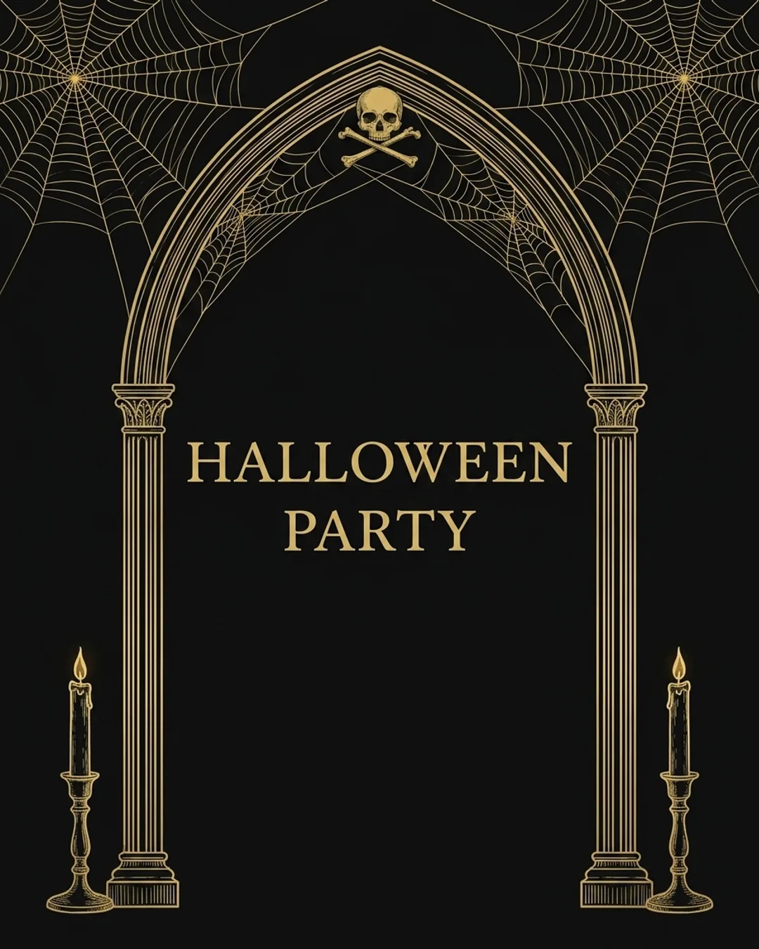 Halloween Party invitation design