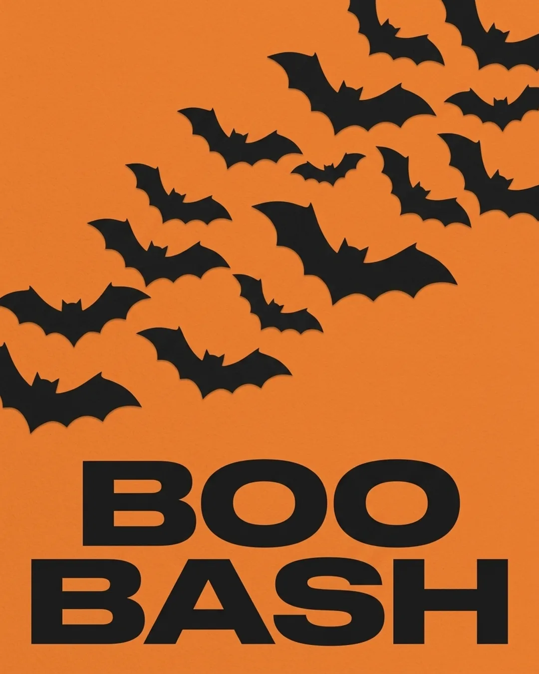 Boo Bash invitation design