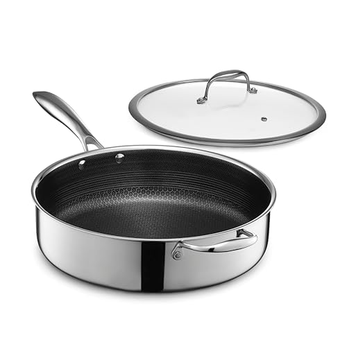 Hybrid Deep Sauté Pan with Lid